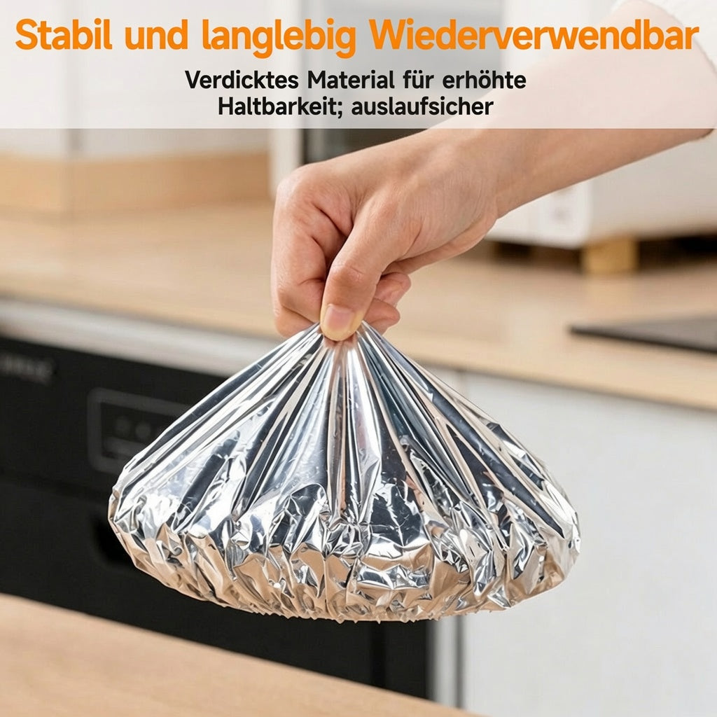 SVOZK® 🍽️ Wiederverwendbare elastische Abdeckungen für Schüsseln, Teller & Platten – halten Reste frisch und sorgen für Ordnung im Kühlschrank ❄️