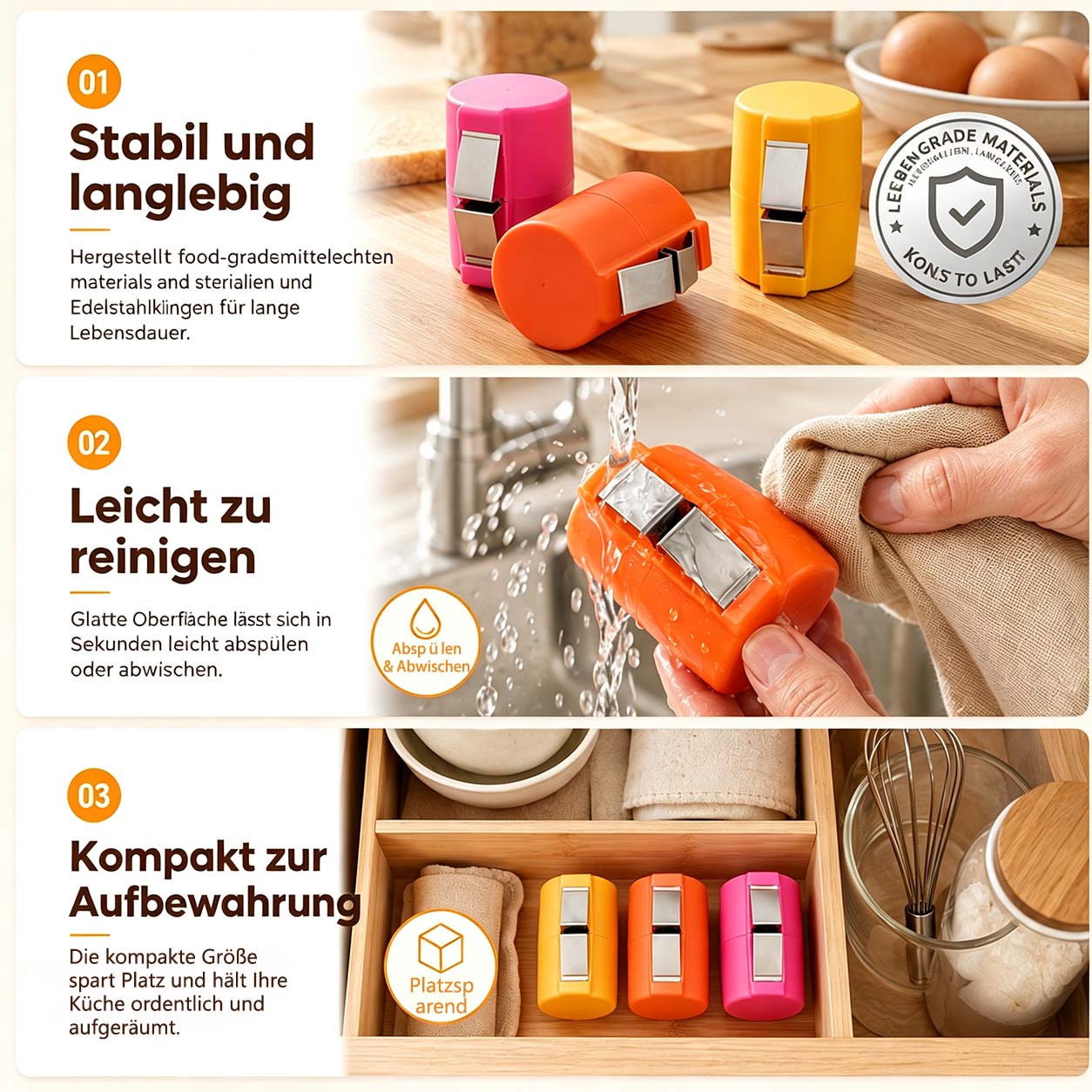 Offizieller Shop | 🛒Billhol® 2-in-1 Eieröffner & Eierschäler – Eier in Sekundenschnelle öffnen & schälen 🥚