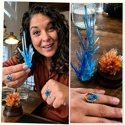 💥 Heute 50 % sparen | 💎Toaimer® CrystalGenesis — Züchte deinen eigenen Kristall und verwandle ihn in edlen Schmuck 💎