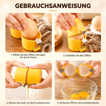 Offizieller Shop | 🛒Billhol® 2-in-1 Eieröffner & Eierschäler – Eier in Sekundenschnelle öffnen & schälen 🥚