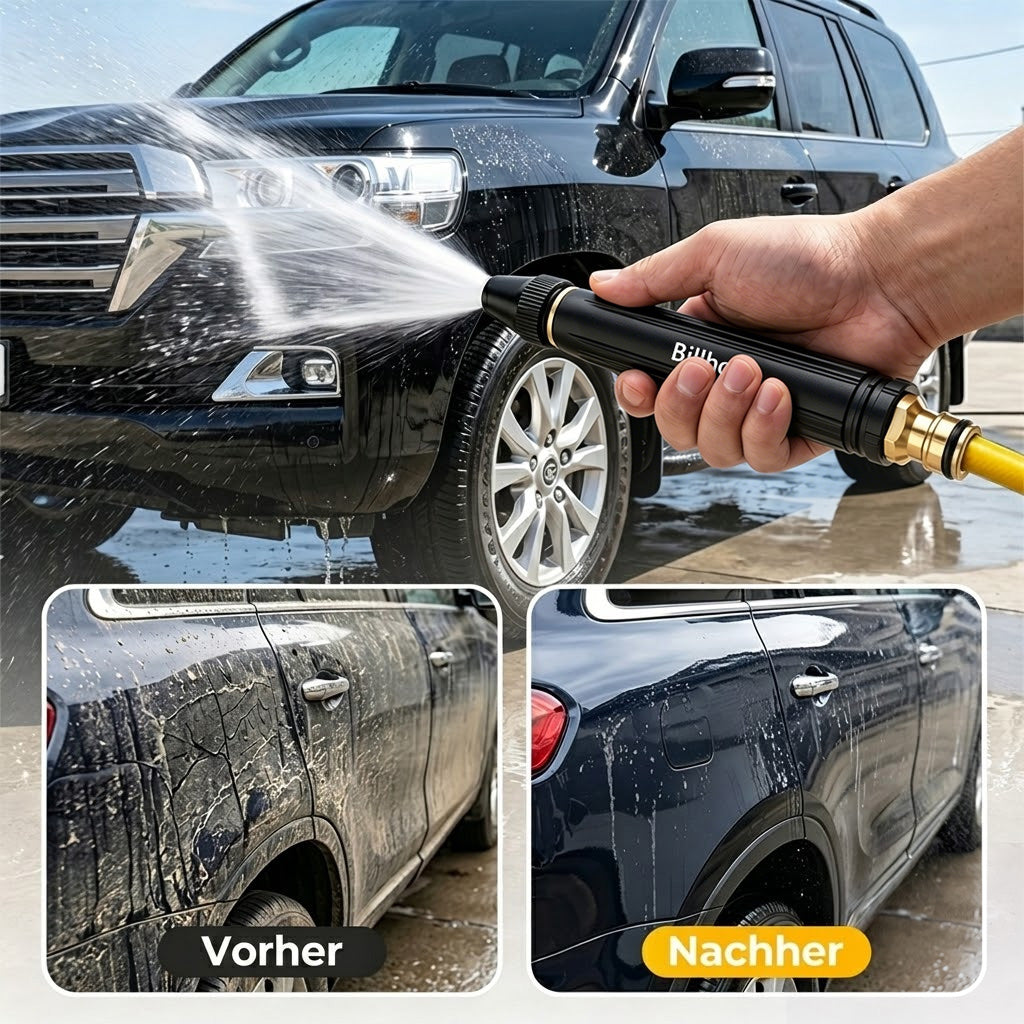 🦤50 % Rabatt — Letzter Tag丨Billhol® 🏆Hochdruck-Wasserpistole für die Autowäsche zu Hause, ein Muss zum Bewässern von Pflanzen und Gemüse sowie zum Autowaschen.👍💦