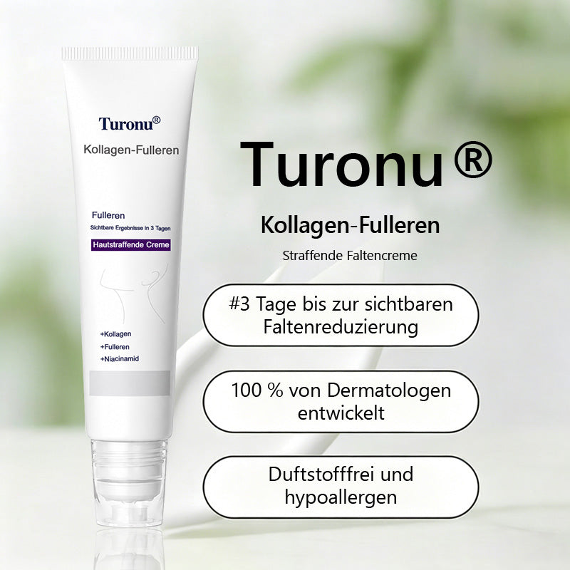 🛡️DE Offizieller Marken-Shop | Turonu® Faltenreduzierende & straffende Roller-Creme 🧴 Glattere Haut in nur 3 Tagen