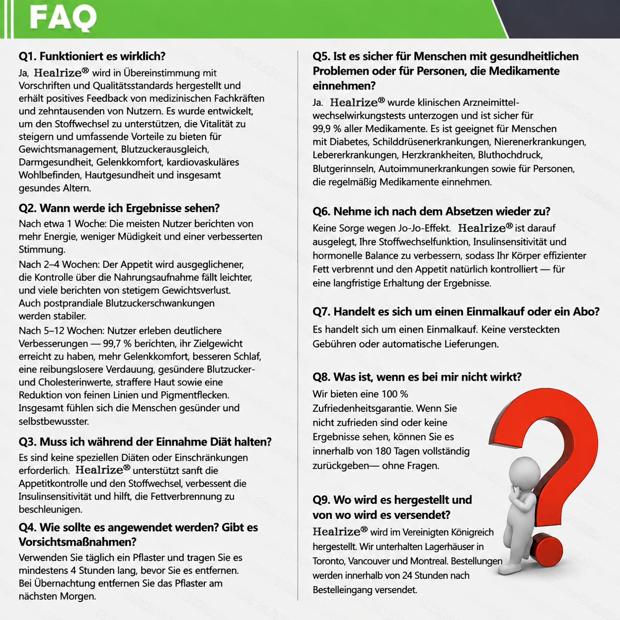 🇩🇪 Healrize® 🚀✨10-in-1 Nano-Mikronadel-Pflaster Moringa · Berberin · NAD+ | 1× täglich
