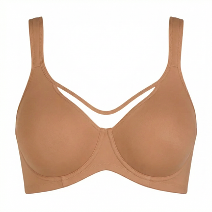 🏆LUCKYSONG® Last Day Special Price💐Women's Elegant Sheer Full Coverage Plus Size Bra - Black