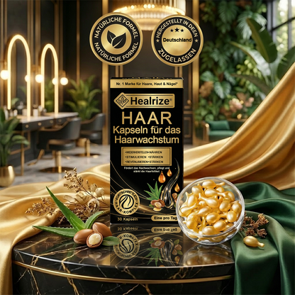 Bestseller – Nur für kurze Zeit rabattiert | 👉Healrize® Kapseln für Haarwachstum: Reaktiviert die Follikel & Boostet das Haarvolumen