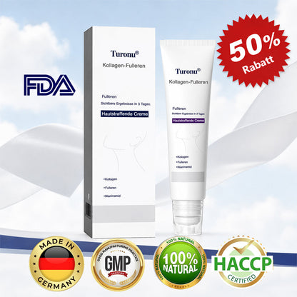 🛡️DE Offizieller Marken-Shop | Turonu® Faltenreduzierende & straffende Roller-Creme 🧴 Glattere Haut in nur 3 Tagen