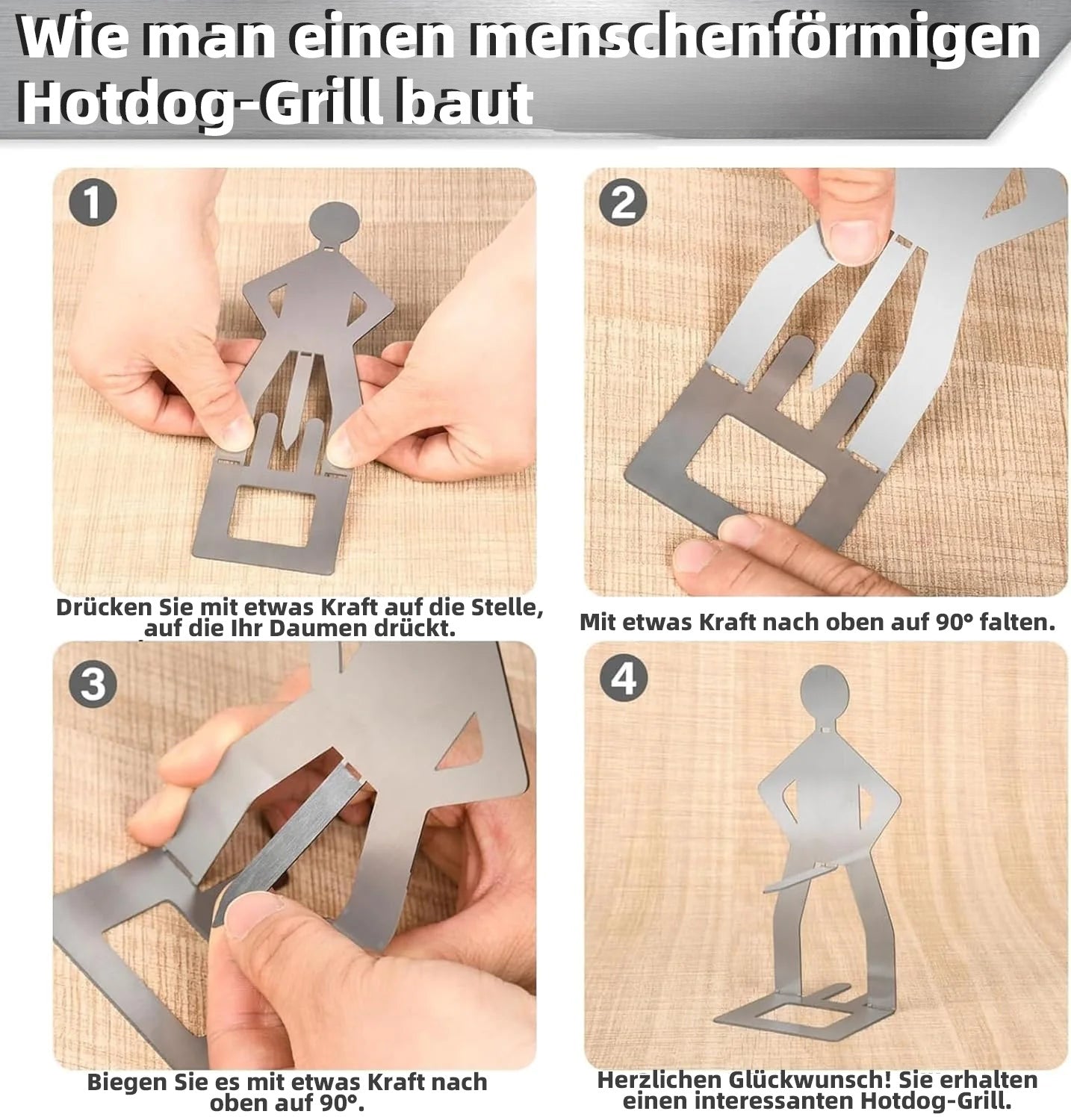 🔥 Heißer Verkauf – 50 % Rabatt - 🍖 Lustiger Wursthalter – Perfektes Grillen, jedes Mal! 🍻