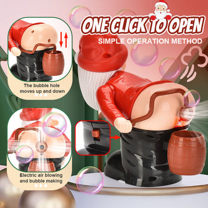 Funny Santa Bubble Machine🎄🎁