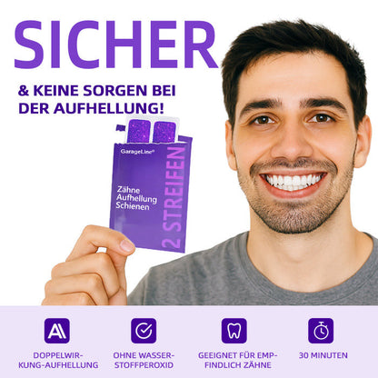 Offizieller Shop | 🦷𝑮𝒂𝒓𝒂𝒈𝒆𝑳𝒊𝒏𝒆® Lila Zahnaufhellungsstreifen👩🏼‍⚕ (Behandelt Parodontitis, beugt Zahnverlust vor und repariert Zahnfleischrückgang)