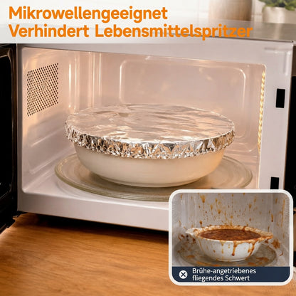 SVOZK® 🍽️ Wiederverwendbare elastische Abdeckungen für Schüsseln, Teller & Platten – halten Reste frisch und sorgen für Ordnung im Kühlschrank ❄️