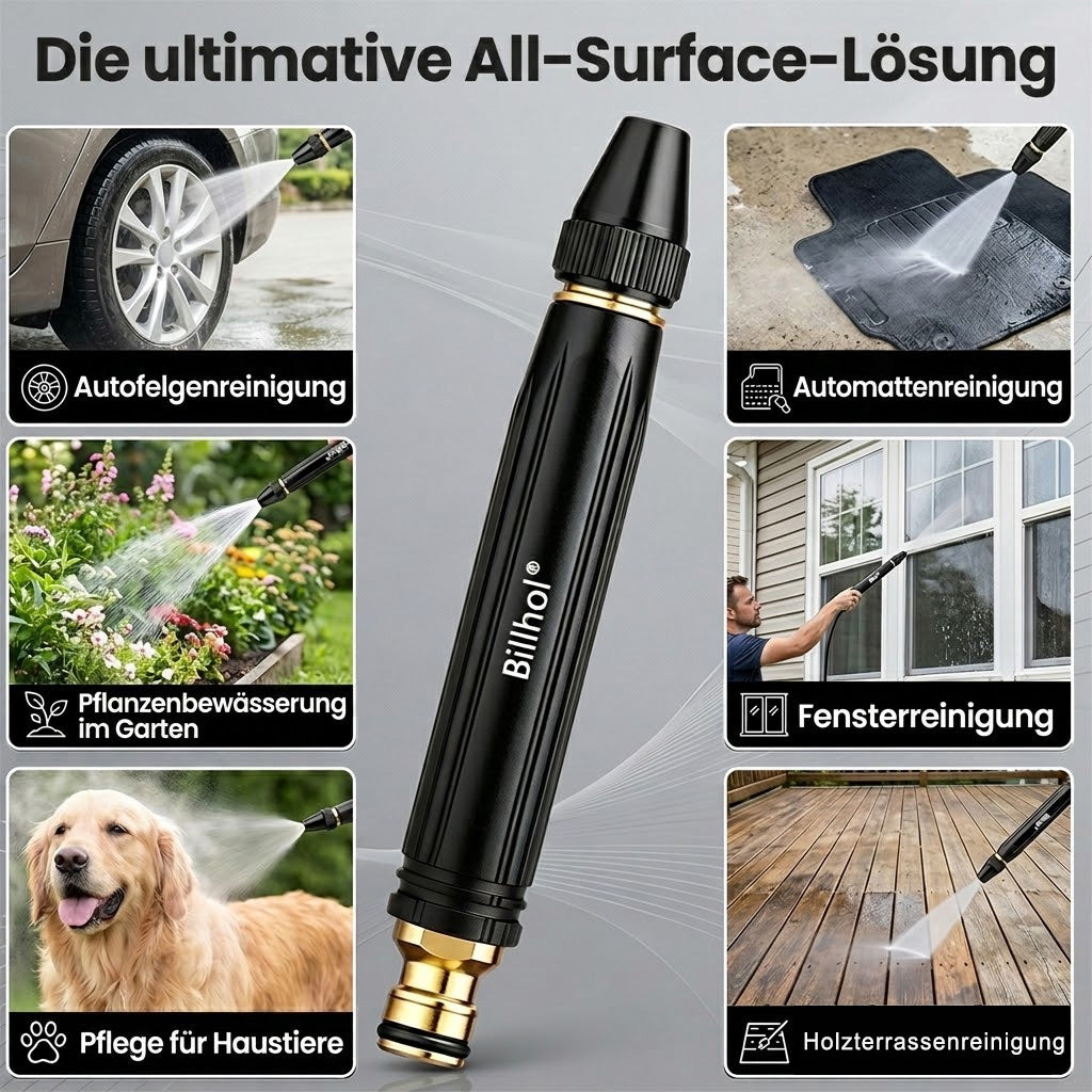 🦤50 % Rabatt — Letzter Tag丨Billhol® 🏆Hochdruck-Wasserpistole für die Autowäsche zu Hause, ein Muss zum Bewässern von Pflanzen und Gemüse sowie zum Autowaschen.👍💦