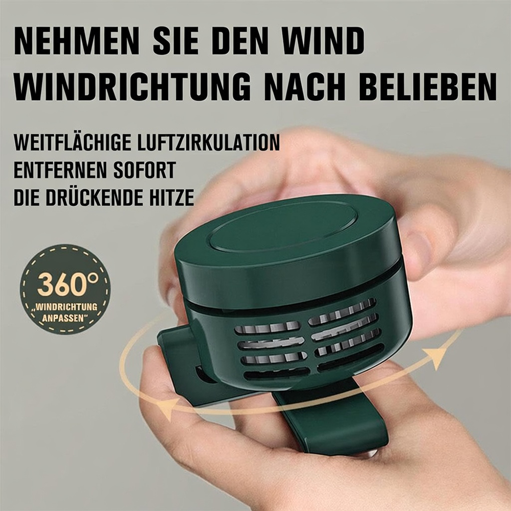 ✨✨Tragbarer, leiser, ansteckbarer Mini-Ventilator ohne Flügel🔥