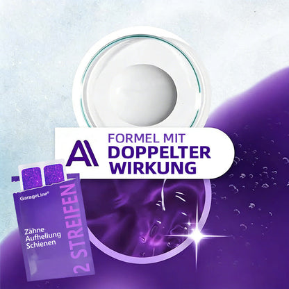 Offizieller Shop | 🦷𝑮𝒂𝒓𝒂𝒈𝒆𝑳𝒊𝒏𝒆® Lila Zahnaufhellungsstreifen👩🏼‍⚕ (Behandelt Parodontitis, beugt Zahnverlust vor und repariert Zahnfleischrückgang)