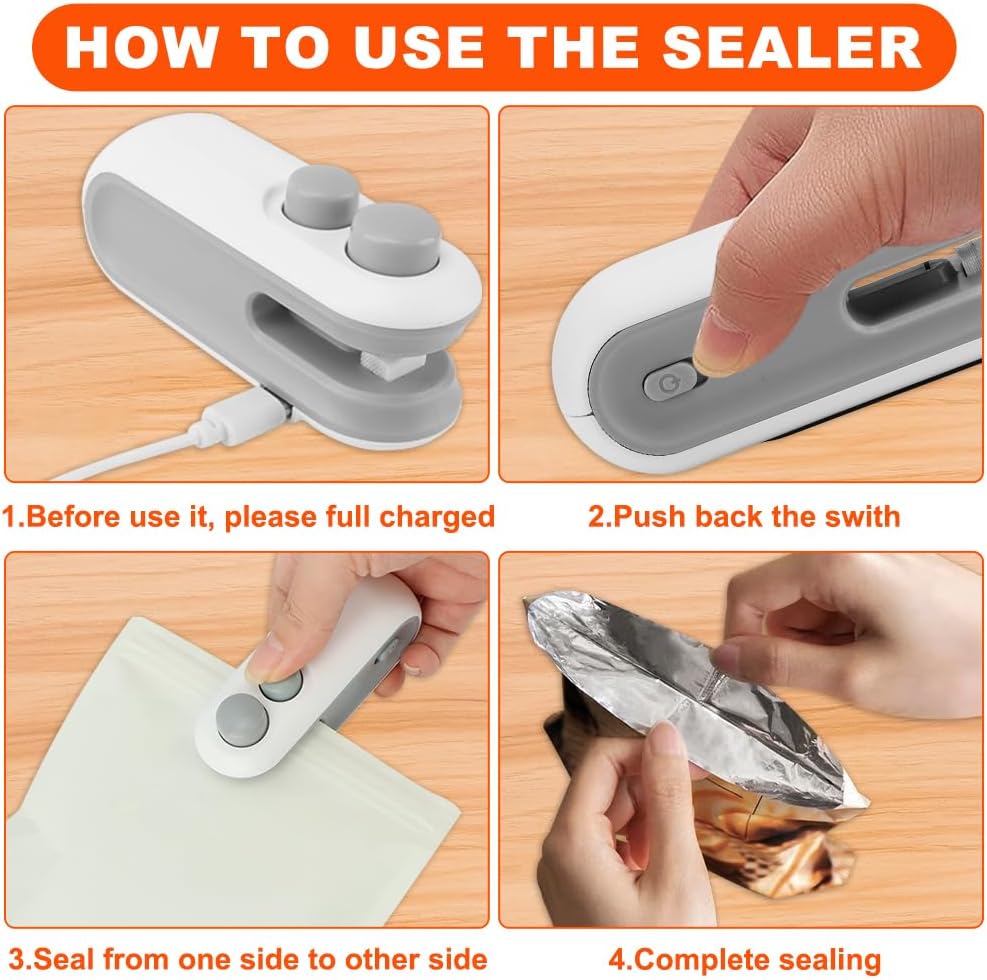 Today's Final Offer — Last Day! | Billhol ® 🏆 Mini Vacuum Sealer: Ideal for food storage—keeps snacks, meat, and fruit fresh for longer, preventing waste and spoilage. 💦