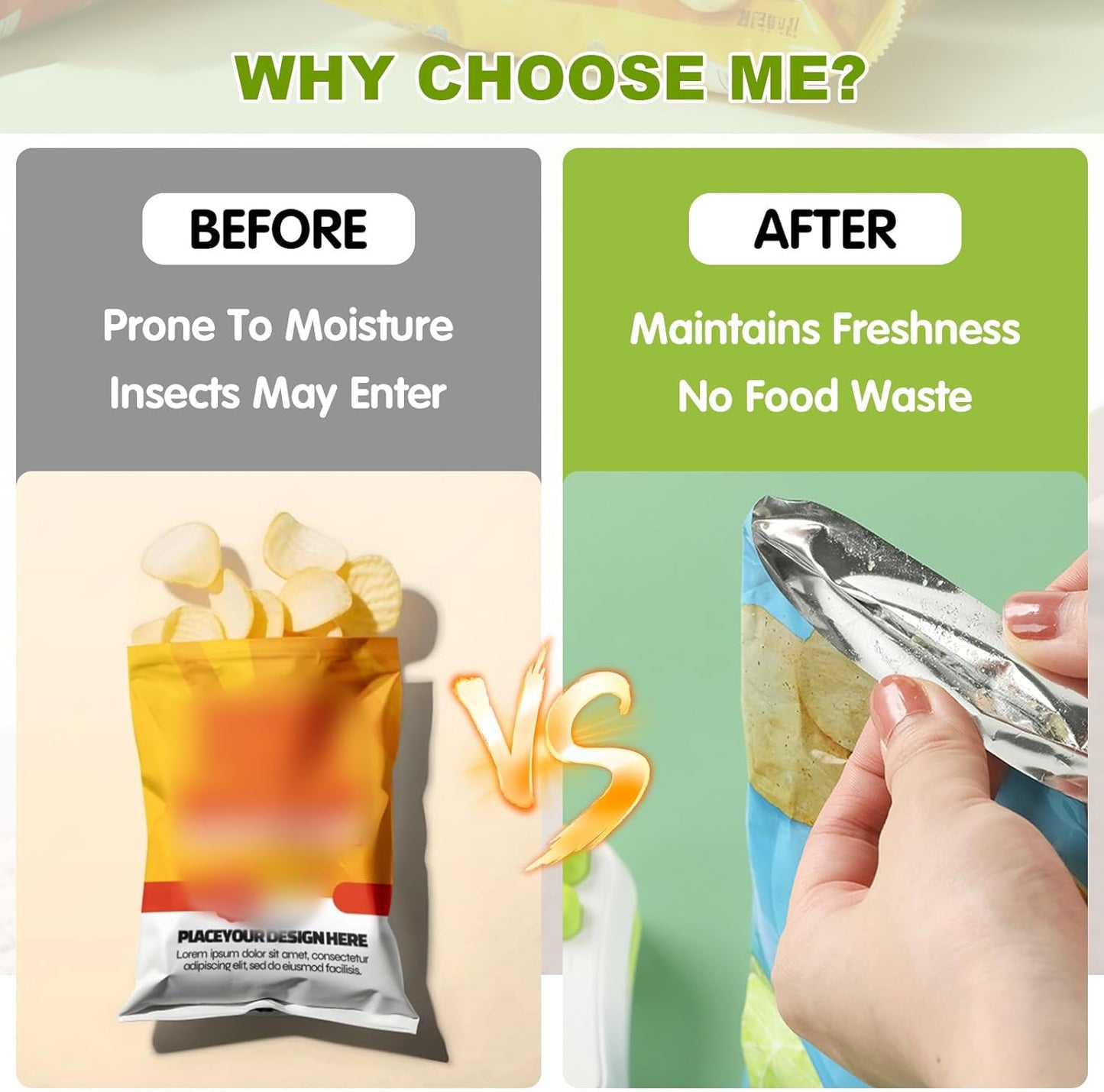 Today's Final Offer — Last Day! | Billhol ® 🏆 Mini Vacuum Sealer: Ideal for food storage—keeps snacks, meat, and fruit fresh for longer, preventing waste and spoilage. 💦