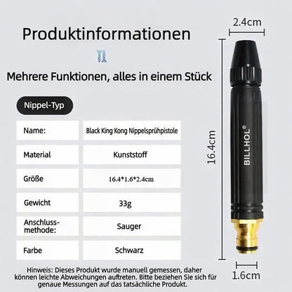 🔮Letzter Tag! Niedrigster Preis – nur 5.6€! | Billhol® 🏆 Hochdruck-Autowaschpistole für Zuhause – ein Muss zum Gießen von Pflanzen und Gemüse sowie zum Autowaschen. 👍💦