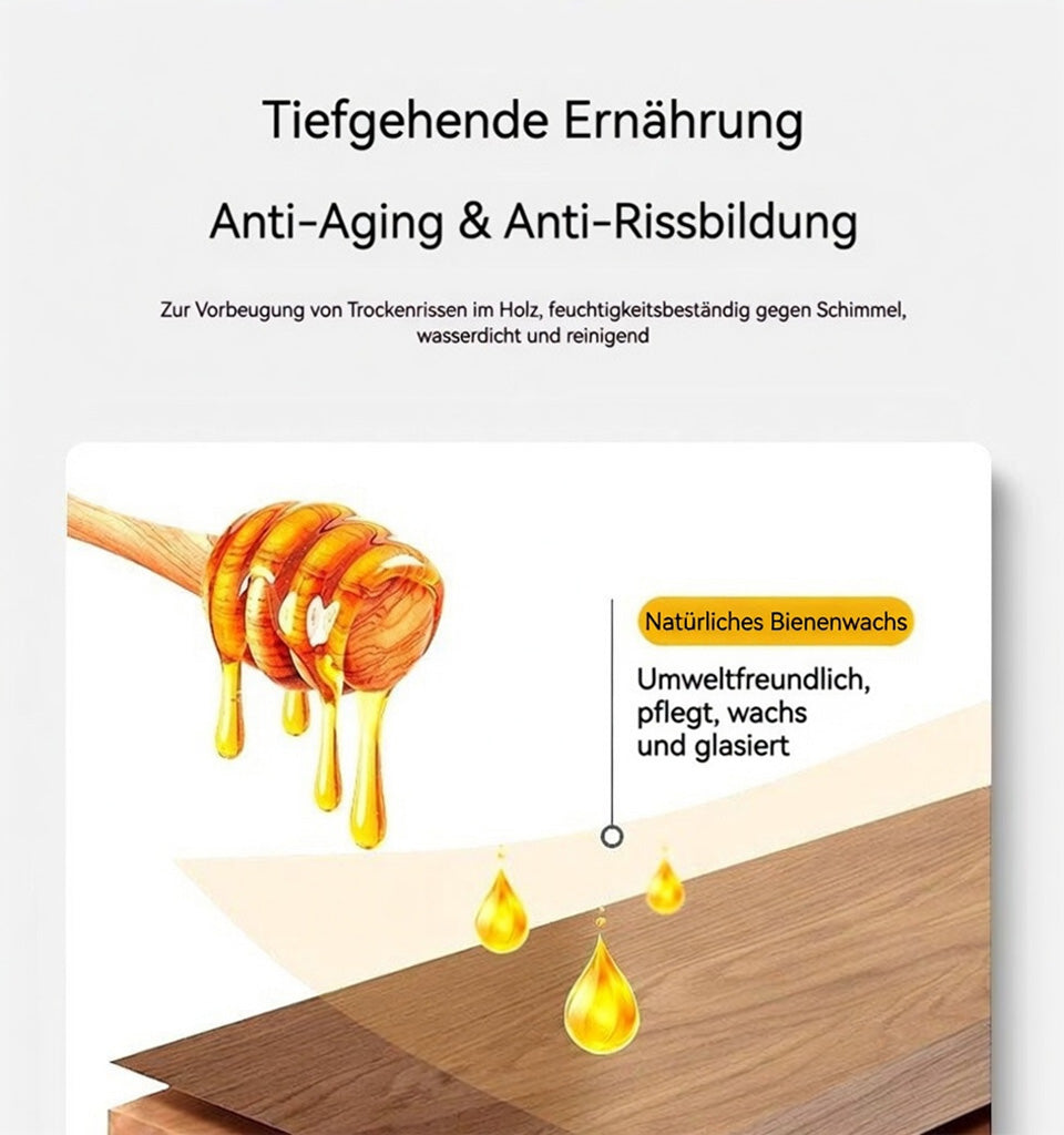 REBYIPO® 49 % RABATT – Aktionswoche 🎉🎉 Bienenwachs-Holzpflegespray 120 ml | Natürlicher Glanz & Schutz für Möbel, Böden und Schränke – nicht fettend, staubabweisendes Finish