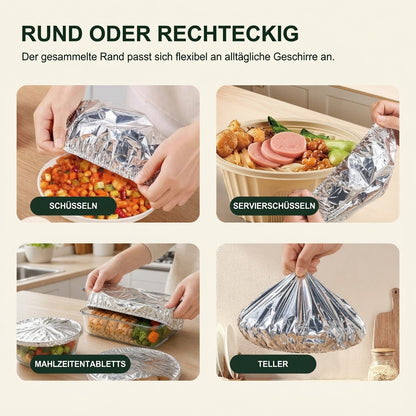 SVOZK® 🍽️ Wiederverwendbare elastische Abdeckungen für Schüsseln, Teller & Platten – halten Reste frisch und sorgen für Ordnung im Kühlschrank ❄️