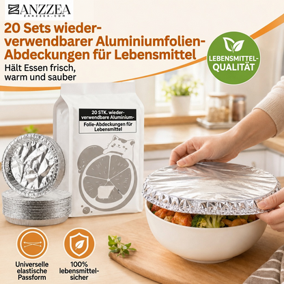 SVOZK® 🍽️ Wiederverwendbare elastische Abdeckungen für Schüsseln, Teller & Platten – halten Reste frisch und sorgen für Ordnung im Kühlschrank ❄️