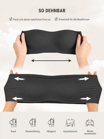 🏆 LUCKYSONG® Butterweicher trägerloser Bandeau-BH