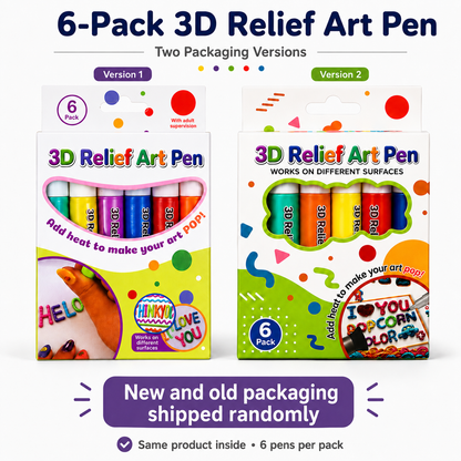 💕Heute 50% sparen | IEY®🎨 3D-Relief-Kunststift – Erwecke deine Zeichnungen zum Leben! 🪄