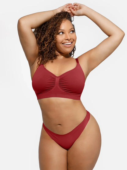 🏆LUCKYSONG® Everyday Wireless Bra Unlined Soft Bra