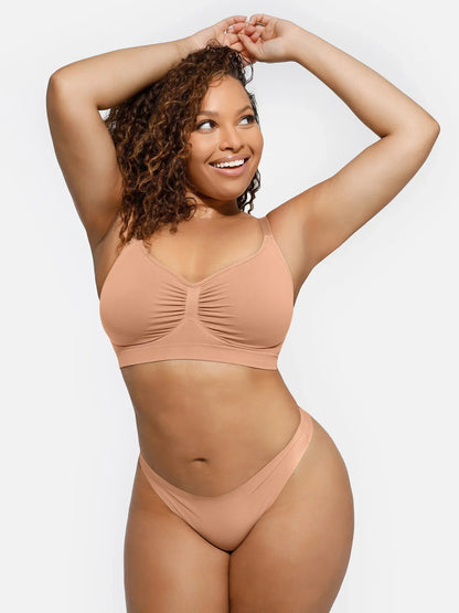 🏆LUCKYSONG® Everyday Wireless Bra Unlined Soft Bra