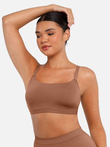 🏆LUCKYSONG®  Wireless Invisible Square Neck Everyday Bra