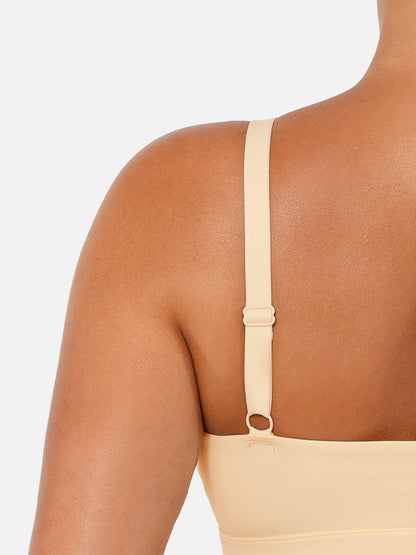 🏆LUCKYSONG®  Wireless Invisible Square Neck Everyday Bra