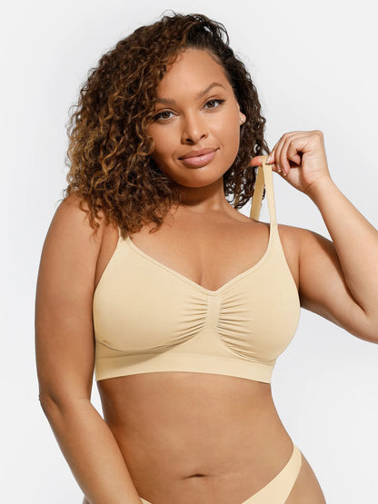 🏆LUCKYSONG® Everyday Wireless Bra Unlined Soft Bra