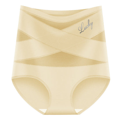 🌸  LUCKYSONG® Last Day-Buy 1 Get 3 Packs✨Plus-Size High-Waist Cross Tummy Control Panties