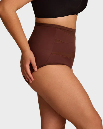 🌸  LUCKYSONG® Last Day-Buy 1 Get 3 Packs✨Plus-Size High-Waist Cross Tummy Control Panties