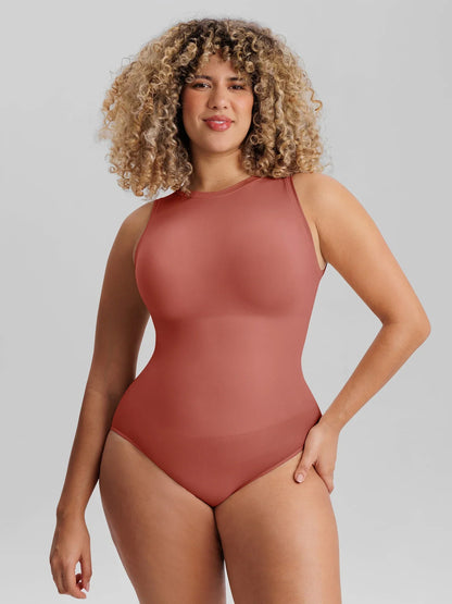 🏆LUCKYSONG®  Scoop Neck Buttery Seamless Everyday Bodysuit🪻