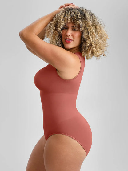 🏆LUCKYSONG®  Scoop Neck Buttery Seamless Everyday Bodysuit🪻