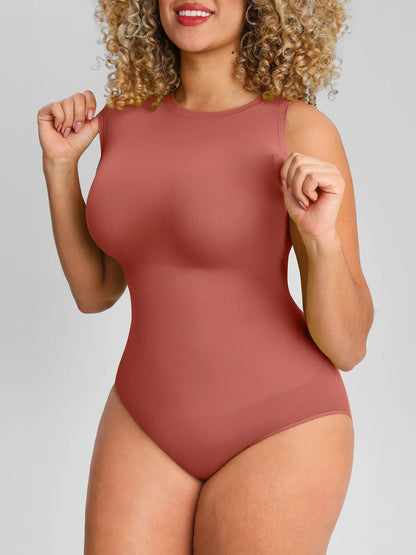 🏆LUCKYSONG®  Scoop Neck Buttery Seamless Everyday Bodysuit🪻