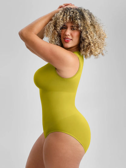 🏆LUCKYSONG®  Scoop Neck Buttery Seamless Everyday Bodysuit🪻