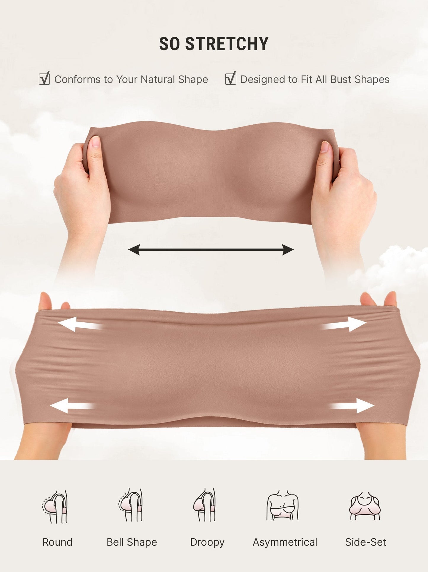 🏆LUCKYSONG® Butter-Soft Strapless Bandeau Bra🪻