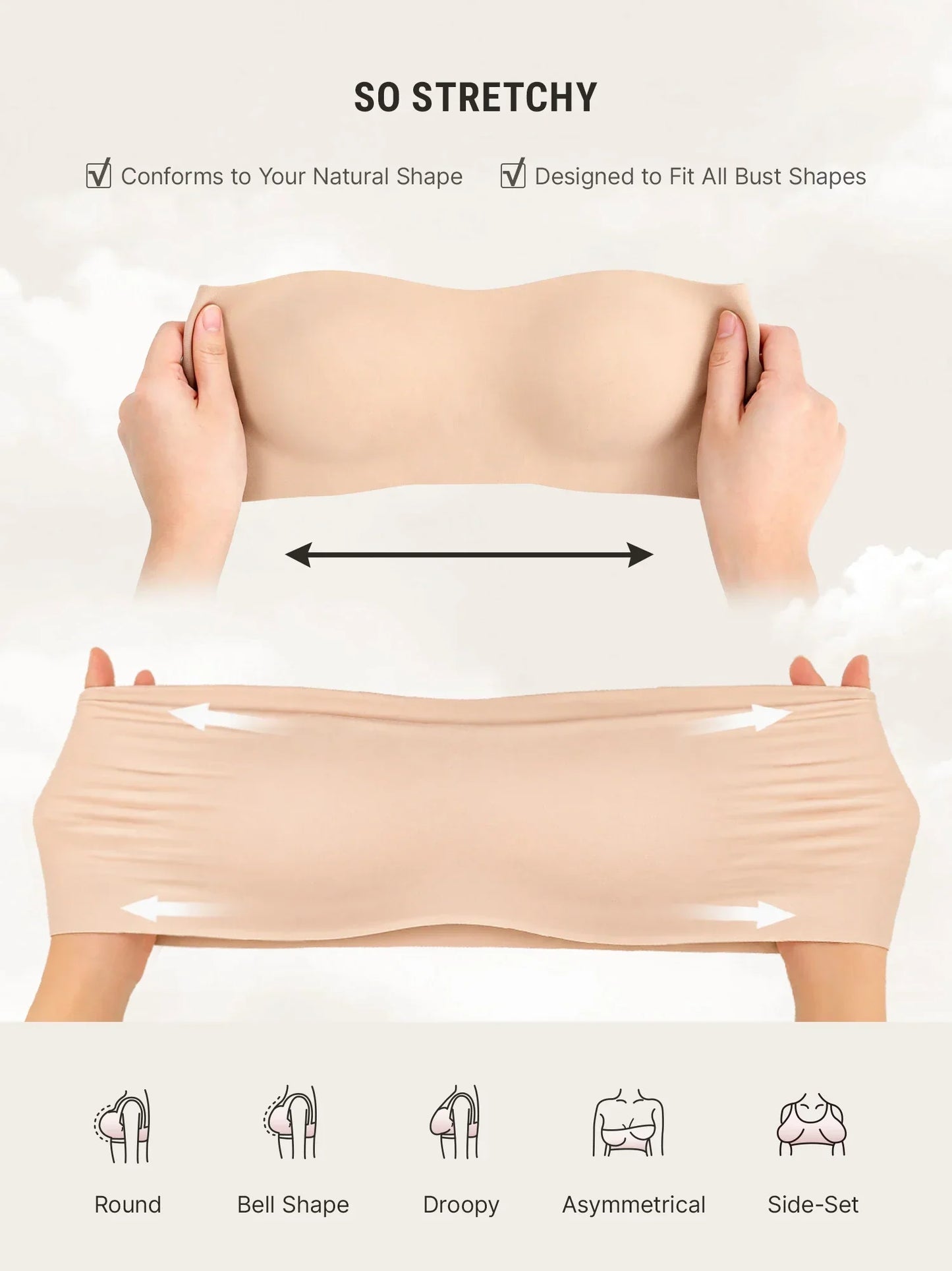 🏆LUCKYSONG® Butter-Soft Strapless Bandeau Bra🪻