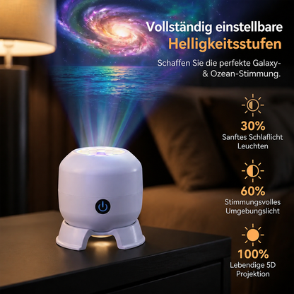🔥 Nur heute: 70 % Rabatt丨REBYIPO® 5D Holografischer Nachtlicht-Projektor – Magischer Sternenhimmel & Ozean für Ihr Zuhause 🌠