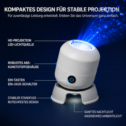 🔥 Nur heute: 70 % Rabatt丨REBYIPO® 5D Holografischer Nachtlicht-Projektor – Magischer Sternenhimmel & Ozean für Ihr Zuhause 🌠