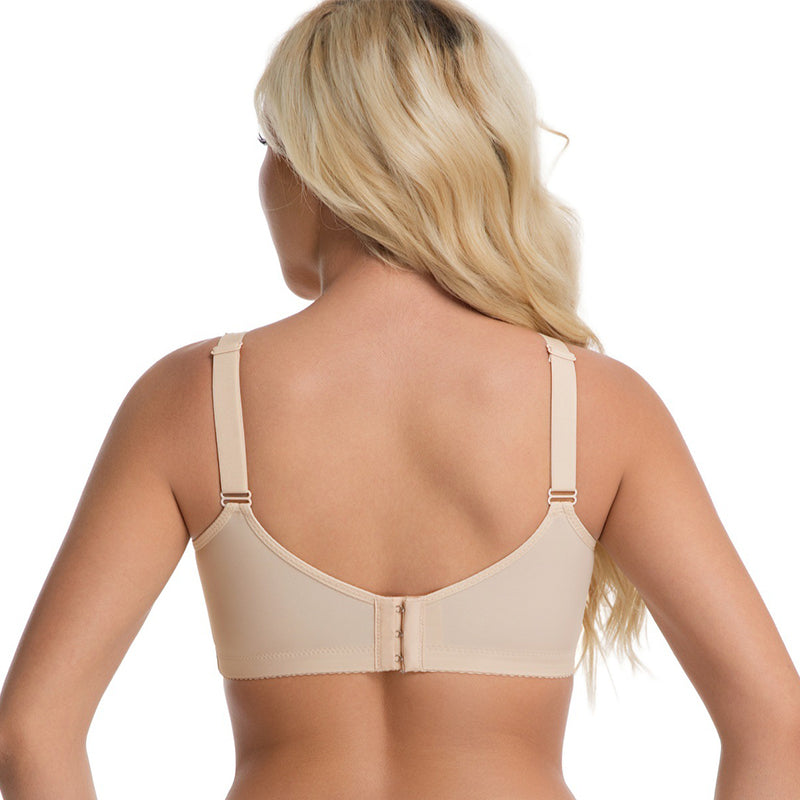 🏆LUCKYSONG® Last Day Special Price💐Women's Elegant Sheer Full Coverage Plus Size Bra - Black