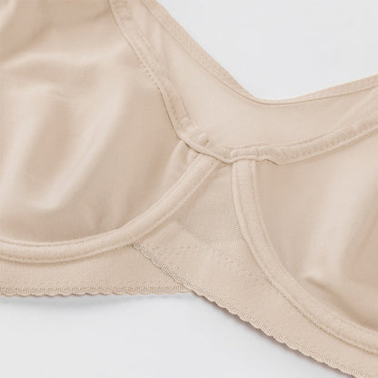 🏆LUCKYSONG® Last Day Special Price💐Women's Elegant Sheer Full Coverage Plus Size Bra - Black