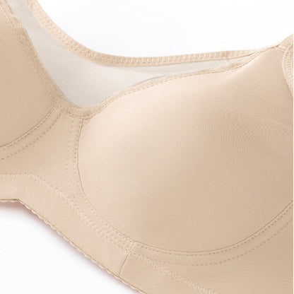 🏆LUCKYSONG® Last Day Special Price💐Women's Elegant Sheer Full Coverage Plus Size Bra - Black
